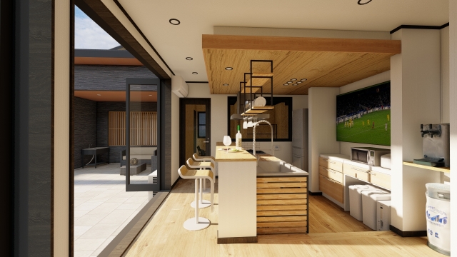 新築の平屋の住まい